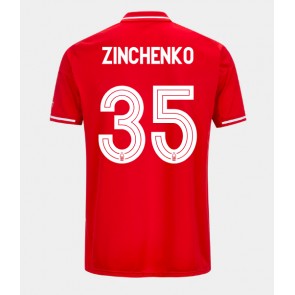 Nottingham Forest Oleksandr Zinchenko #35 Hjemmebanetrøje 2025-26 Kortærmet